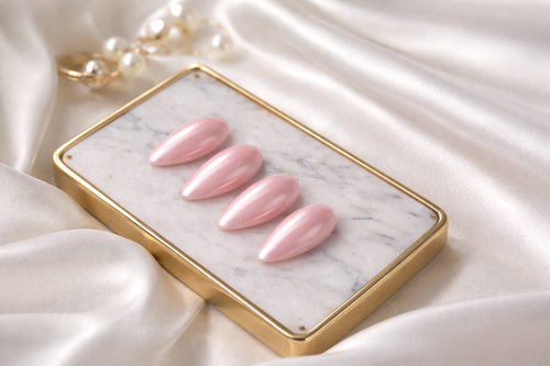 "Blush Glaze" - Press-on Nails