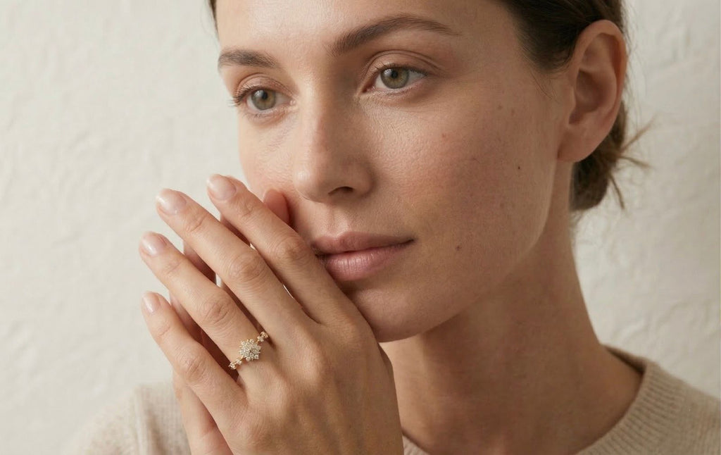 Elira - Snowflake Ring