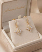 Lina - Starflower Drop Earrings