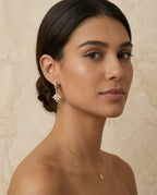 Lina - Starflower Drop Earrings