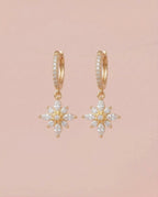 Lina - Starflower Drop Earrings