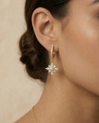 Lina - Starflower Drop Earrings