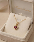 Nayra – Scarlet Aura Necklace