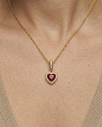 Nayra – Scarlet Aura Necklace